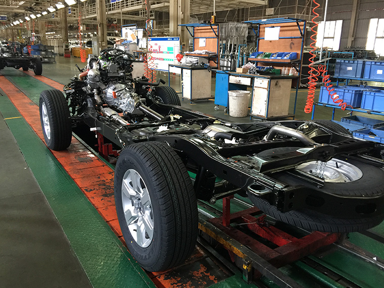 皮卡车生产线